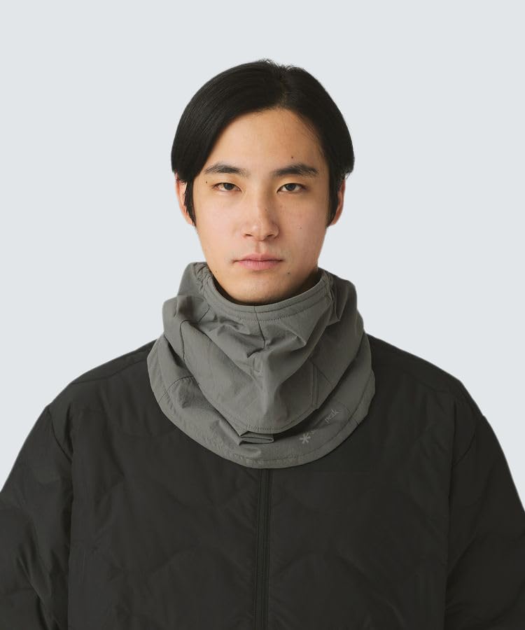 

Snow Peak Breathable Insulated Neck Warmer Neck and Gray AC-25AU017, Warmer, Snood, Cowl, Men s Women s, серый