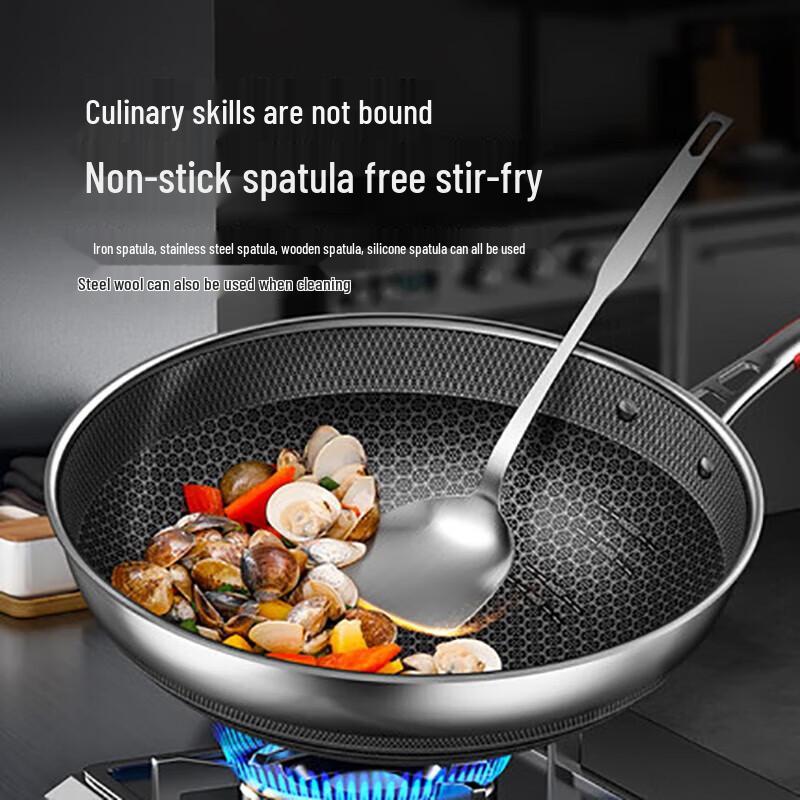 Kambach 5th Gen 32cm Stainless Steel Non-stick Wok