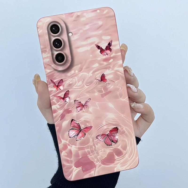 For Samsung Galaxy A37 A57 5G Case Fashion Simplicity Oil Painting Flower Silicone Soft Casing New Design Shockproof Back Cover