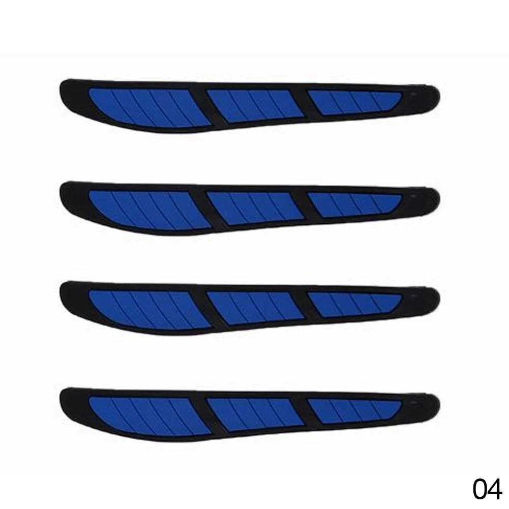 4Pcs Car Door Edges Rearview Mirror Guard Strip Protector Anti-collision waterproof Car Stickers Car Accessories Exterior