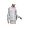 adidas Originals Essential Realizzato con la Natura Gilet Logo Collo Alto Zip Vestibilità aderente Senza Maniche Gilet Uomo Gilet Bianco HK7539