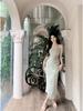 Elegant Satin Square Neck Pleated Camisole Bodycon Dress - Women's Slim Fit Long Summer Dress, New Arrival.