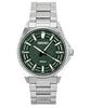Essentials Stainless Steel Green Dial Quartz SUR503P1 100M Men's Watch