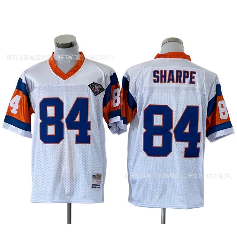 Camiseta de Fútbol Retro Denver Broncos 84 Salón de la Fama Bordada Ropa para Aficionados Deportivos Hombres Mujeres