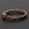 Buddhist Altar Shop Takita Shoten Specially Selected Bracelet Prayer Wooden Skeleton Carving Tsuge 10mm Inner Circumference Approximately Bracelet