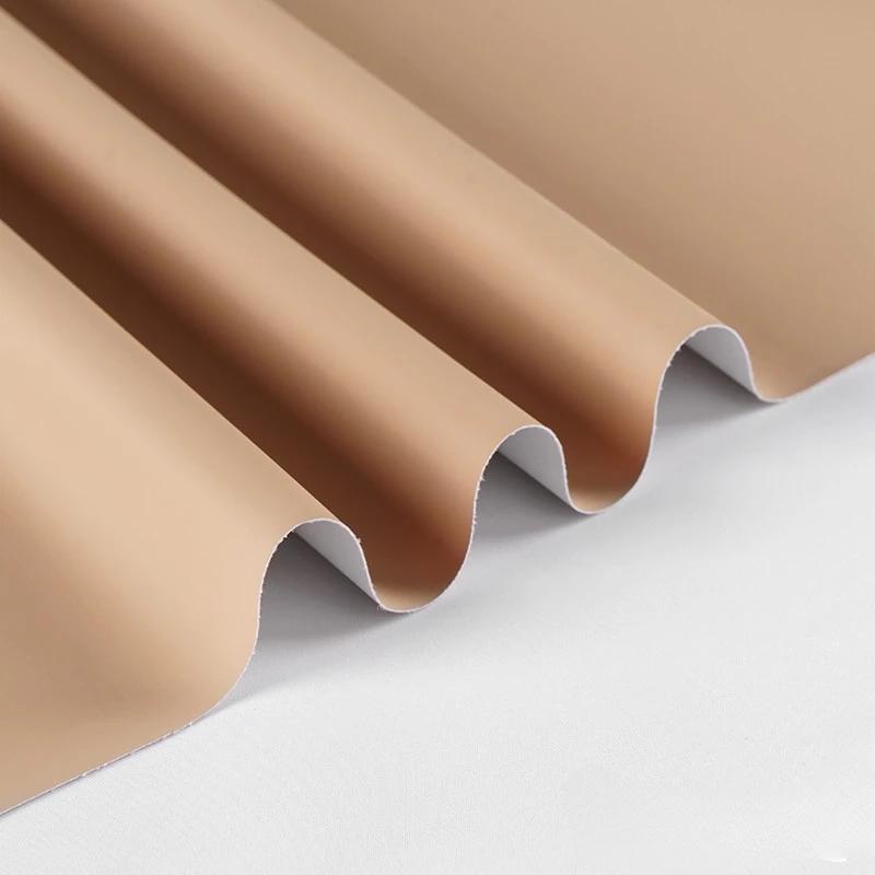 

50x145cm Matte Leather Fabric Four Sided Elastic Lambskin Tight Fitting Leather Pants Baby Clothes Clothing Design Fabric 50x145cm