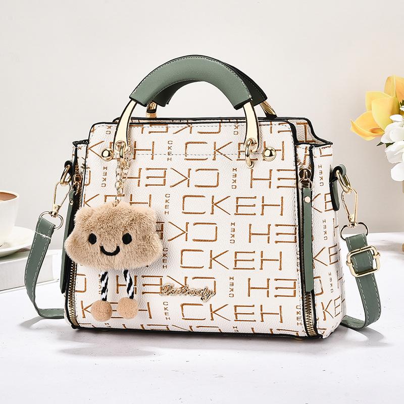 Stylish Korean Style Floral Print Small Handbag For Ladies, Portable Multi-purpose Top Handle Shoulder Crossbody Casual Mini Purse