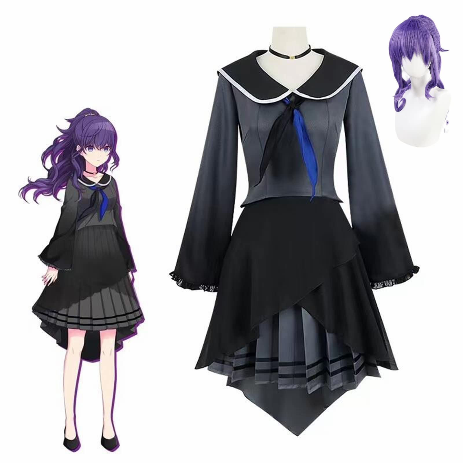 

Mafuyu Asahina Cosplay Costume and Wig for Everyday Casual and School and Cultural Festivals Asahina Size [XSLSLCOS] Wear, Wear, Performances, Anime,