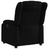 Vidaxl Electric Recliner Armchair, Black, Upholstered with Faux Leather