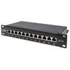 Digitus DN-91612S-EA 12-port CAT 6a Patch Panel 1U 1 Pc(s) | CABLE - NETWORK ADAPTER - TELEPHONY