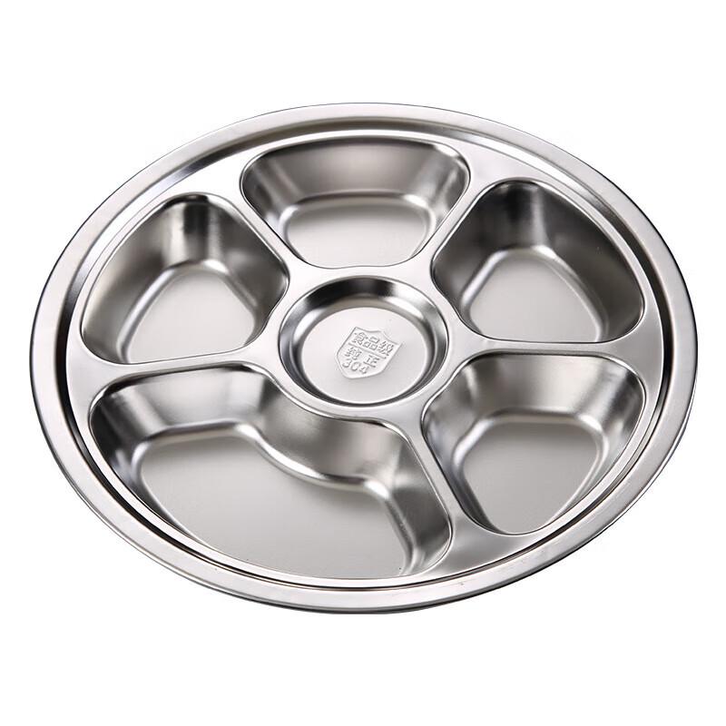 Xiyao 304 Stainless Steel Divided Meal Plate