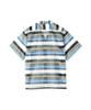 Schott NYC Patterned Mesh SS Shirt, Men's, Size M, 122, Navy Striped, 782-3123009