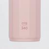 Bestco Polygonne One-Touch Mug Water Bottle, 340ml, Pink, NM-342