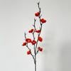 Peach and Plum Blossom Artificial Winter Bouquet for Indoor Decoration