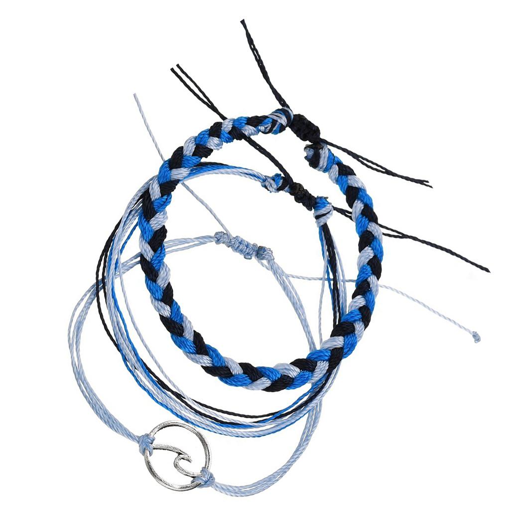 1 Set Schnurarmband Zart Geflochtenes Handwerk Armband Retro Welle Thema Hände Seil Mode Accessoire für Kleid Dekor Geschenk Verwendung