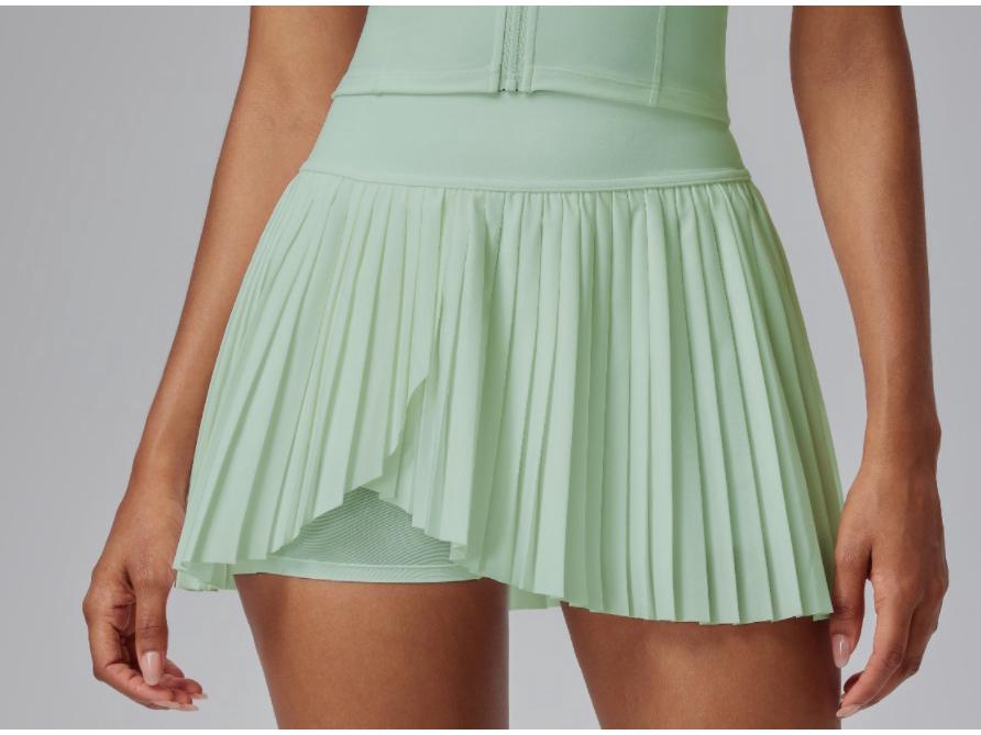 Damen Freizeit Plissee Sport Minirock - Slim Fit, Anti-Exposition, Perfekt für Tennis, Outdoor-Fitness, Yoga, Sommerbekleidung