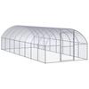 Vidaxl Klatka Zewnętrzna Dla Kurcząt, 3X8X2 M, Stal Galwanizowana