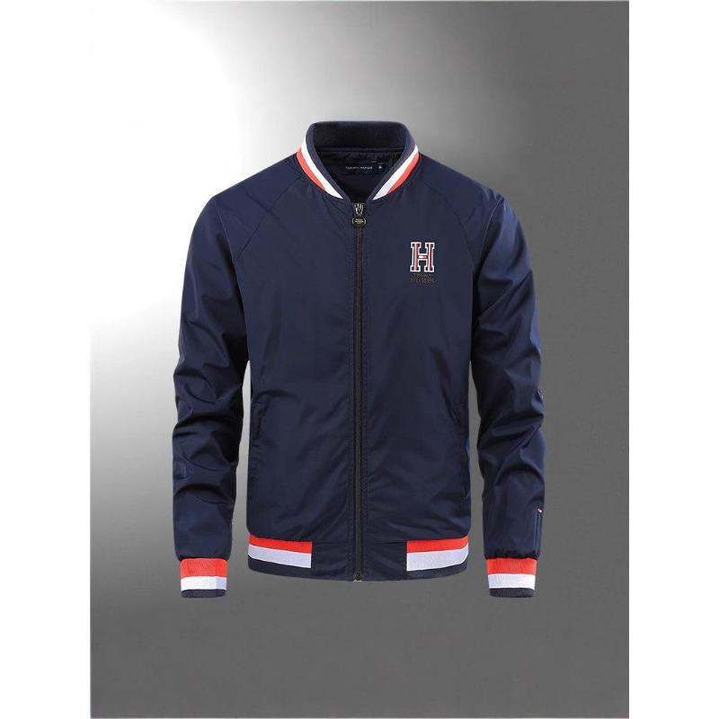 Veste Bombeur Homme de Haute Qualité à Col Montant - Style Baseball Décontracté Printemps