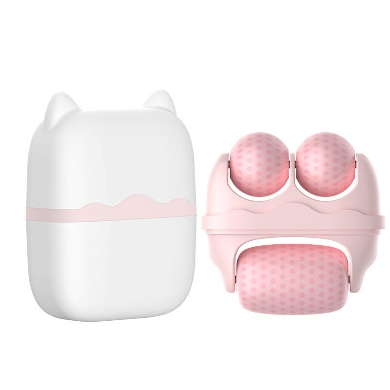 2-in-1 Double Headed Roller Cold Compress Ice Massage Device Multi-Functional Massager for Edema Relief And Cooling