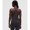Lululemon Swiftly Tech Racerback Tank Top 2.0  Waist Length Spandex Stripe Atmospheric Purple Coal
