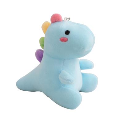 1Pc  Cartoon Soft Plush Animal Cute Plush Dinosaur Keychain Doll Toy