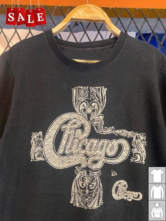 New Vtg 70s Chicago Rock Band Gift For Fans Unisex S5XL Shirt CA561 Unisex T-Shirt S