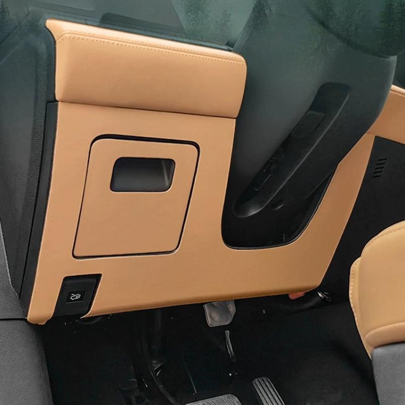 Leather Car Door Anti-Kick Mat Protector for BYD Song L DM-i Anti-Scratch Interior Modification Cover Interior Protective Pad