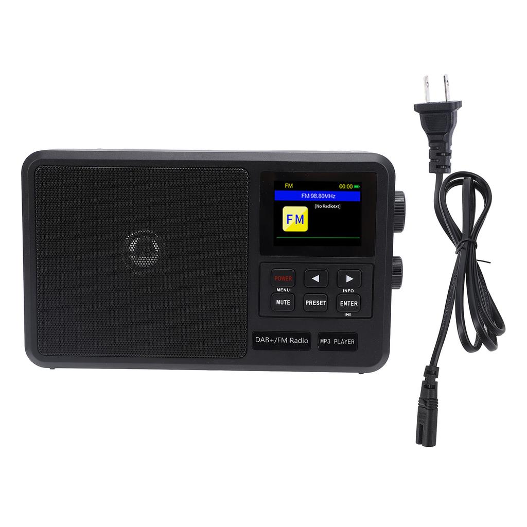 Przenośne Radio FM USB BT Duże Pokrętło Strojenia Wyłącznik Czasowy do Snu Bezprzewodowa Hi-Fi Radio Internetowe DAB FM