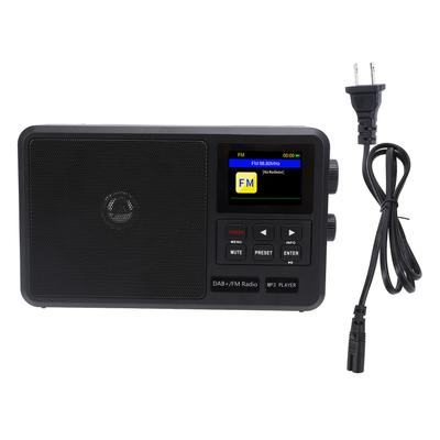 Tragbares FM-Radio USB BT Großer Knopf Tuning Sleep Off Timing Wireless Fidelity Internet DAB FM-Radio