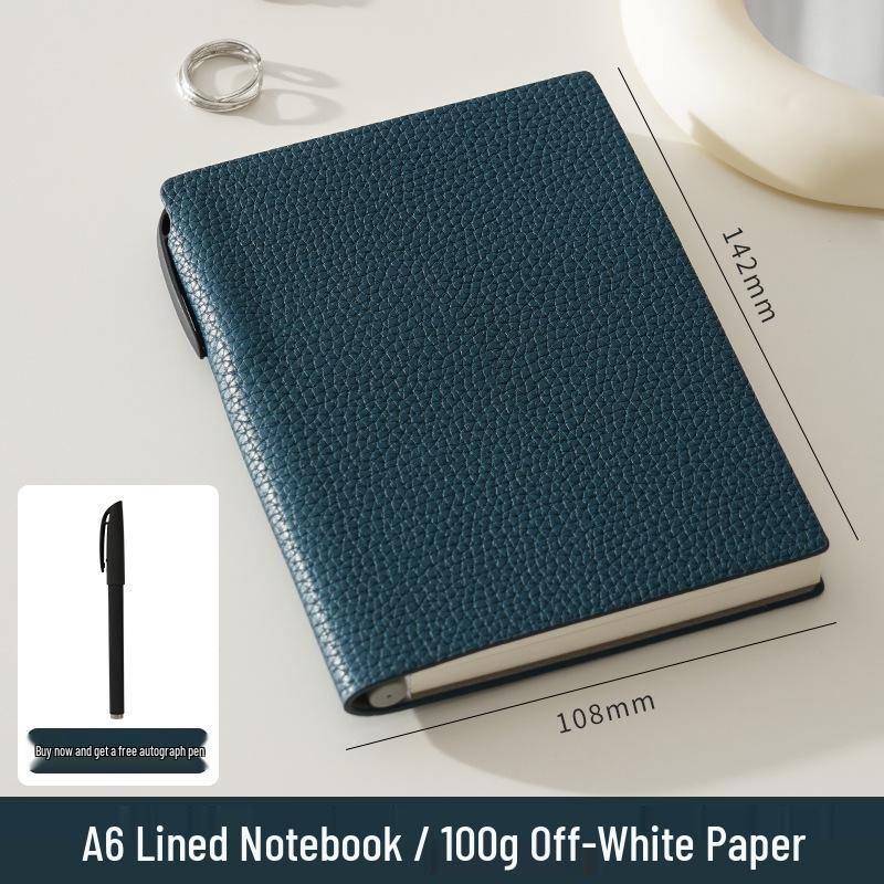 A6 Pocket-Sized Business Notebook and Diary Lined Notebook