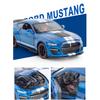 1/32 Scale Mustang Shelby GT500 Diecast Car Model Toy, Pull Back Toy Vehicle with Sound and Light for Kids Toddler Boys Girls Gift Collection