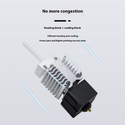 Creative Ender 3 V3 Se Hotend Nozzle Kit Efficient Heating Cooling Dissipate Heat Stainless Steel Throat 3D Printer Accessories
