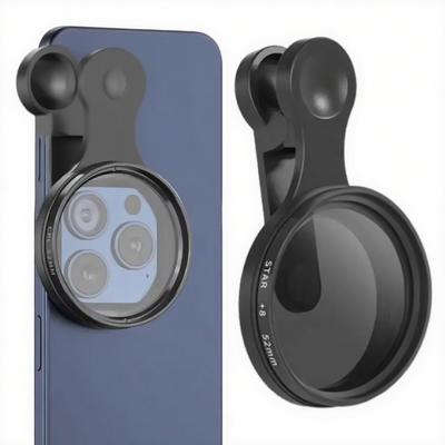 52mm CPL Filter Phone Camera Lens Clip-on Polarizer Filter Circular Polarizer Polarizing Filter Compatible for iPhone Android Smartphones
