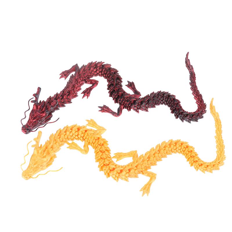 1 Piece Ideal Gift Gem Dragon Fidget Toy 30Cm 3D Printed Rotatable Articulated Dragon For Kids With Adhd Birthday Gifts