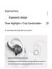 Ear-hook Type-C Wireless Bluetooth Earphones with High-Fidelity, Long Battery Life, and Compact Design for Running