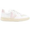 Veja V-12 Leder Weiß Rosa (Damen) Damen Sneaker VX0703131