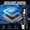2Pcs Canbus H4 LED Headlight Bulbs High Low Beam 30000LM Car Motorcycle Lights 32Core CSP Led Lamps Auto Moto Headlamp Plug&Play 12V 6500K White