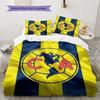 Club America Pattern Bedding,Quilt Set Quilt Cover Pillowcase Home Birthday Gift(1 * Duvet Cover + 2 * Pillowcase, Without Core)