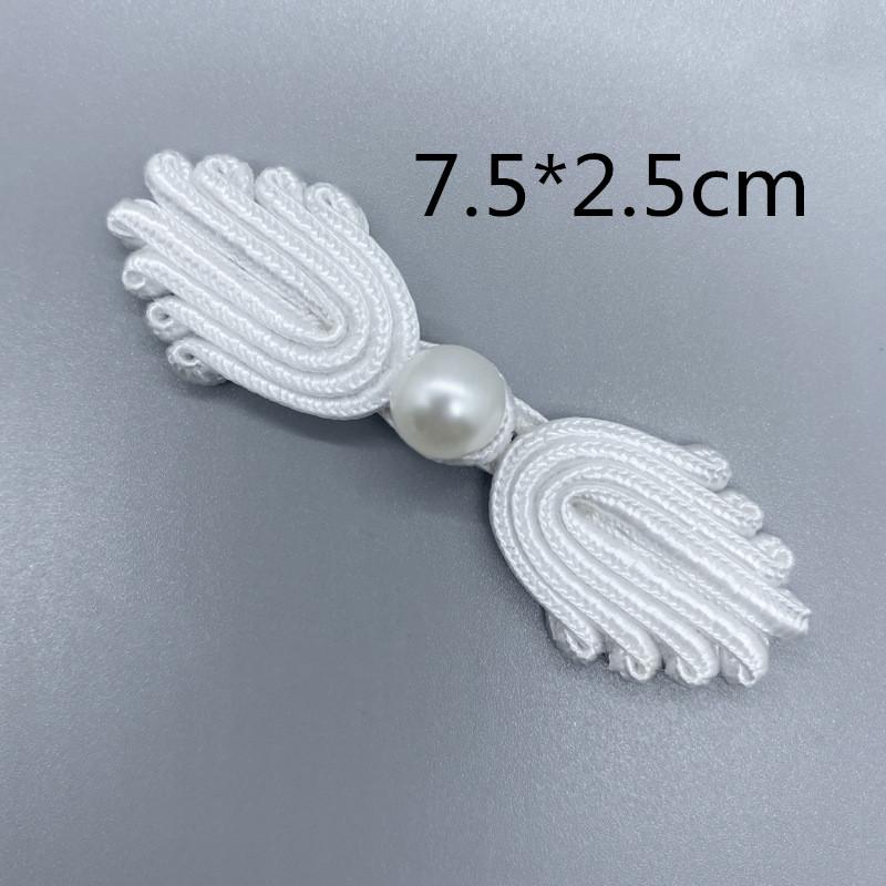 10pcs Chinese Knot Buttons Fastener Cheongsam Tang Suit Dresses Beads Handmade DIY Garment Sewing Decor Accessories