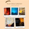 1pc Rotating Water Ripple Night Light, USB Night Lamp, RGB 16 Color Spin Creative Bedside Flame Atmosphere Lamp
