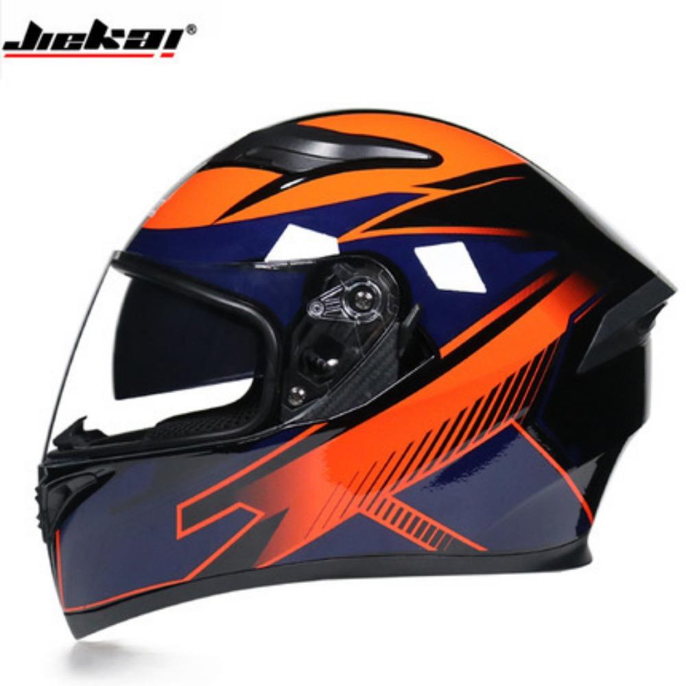 Double Lens Motorcycle Helmet Men's Off-Road Running Helmet Electric Vehicle Women's Winter Full Cap Full Helmet