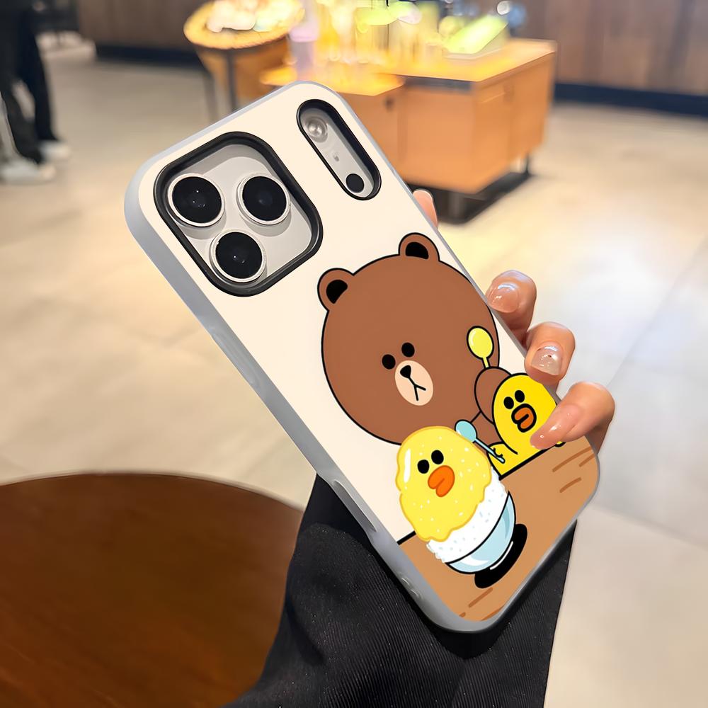 L-Line F-Friends Lovers Phone Case For IPhone 17 Air 16 E 15 14 Plus 13 12 11 Pro Max Jelly 2 In 1 Protective Case
