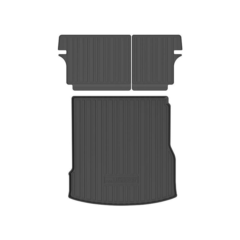 Zhijie S7 2024 Rear Trunk Mat: TPE, Odorless, Waterproof, Wear-resistant Backrest Pad