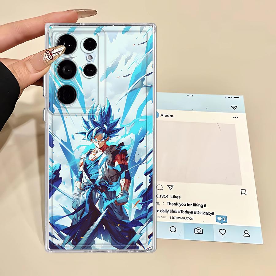 Cover Custodia Telefono Dragon Ball Goku Talento per Samsung Galaxy S25 Edge S20 Plus S23 Ultra S26 S24 S21 Note 20 Ultra 10 S22 FE