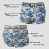 Mao Ren Men's Pure Cotton 10A Antibacterial Boxer Briefs 3-Pack
