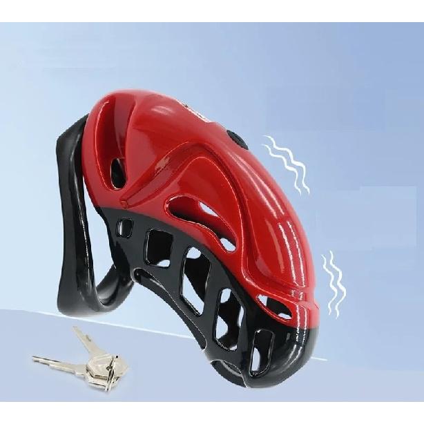 New product chastity cage remote chastity lock Male chastity short lock Cobra penis fake woman Ring remove