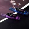 New LED Student Electronic Watch Innovative Colorful Waterproof Milan with Alloy Touch Screen LED Bracelet Watch