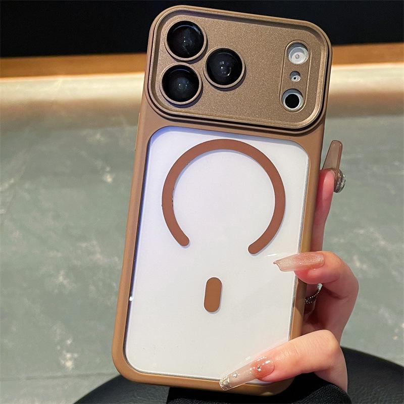 

Transparent Magnetic Phone Case for iPhone 17 Pro Max - Compatible with Series 12-17 iPhone 17 Pro Max