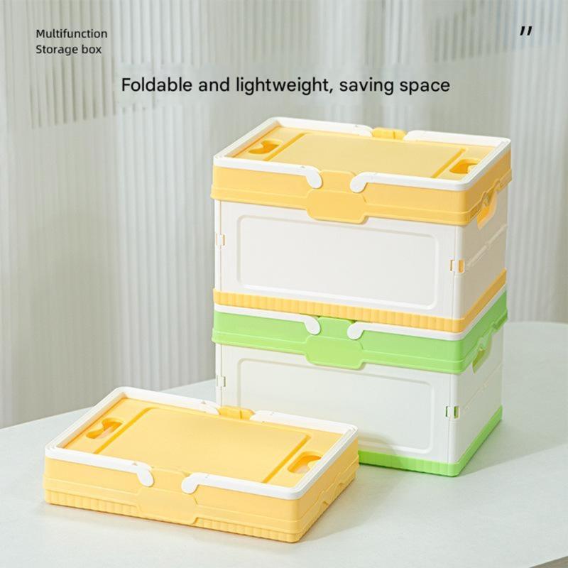 Waterproof Folding Container with Lid for Camping Home Use Outdoor Gear Storage Organiser for Small Spaces
