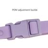 Dog Waterproof Collar Macaron Color Adjustable Pet Collar PVC Rubberized Webbing Sturdy and Durable for Small Medium & Large Dog